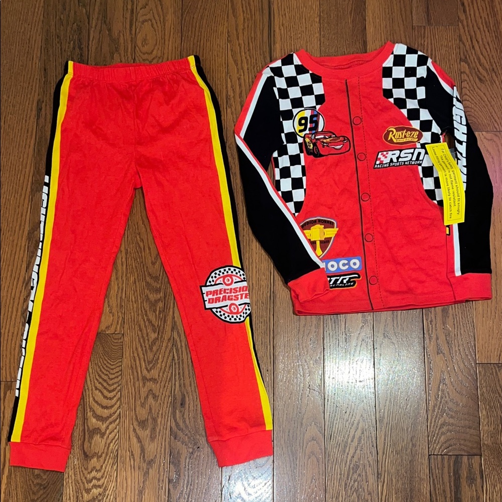 Disney Red Cars Pajama Set for Kids